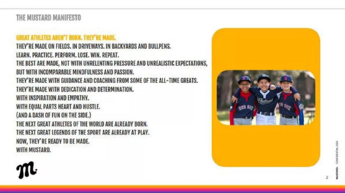 Mustard pitch deck slide 2 of 14
