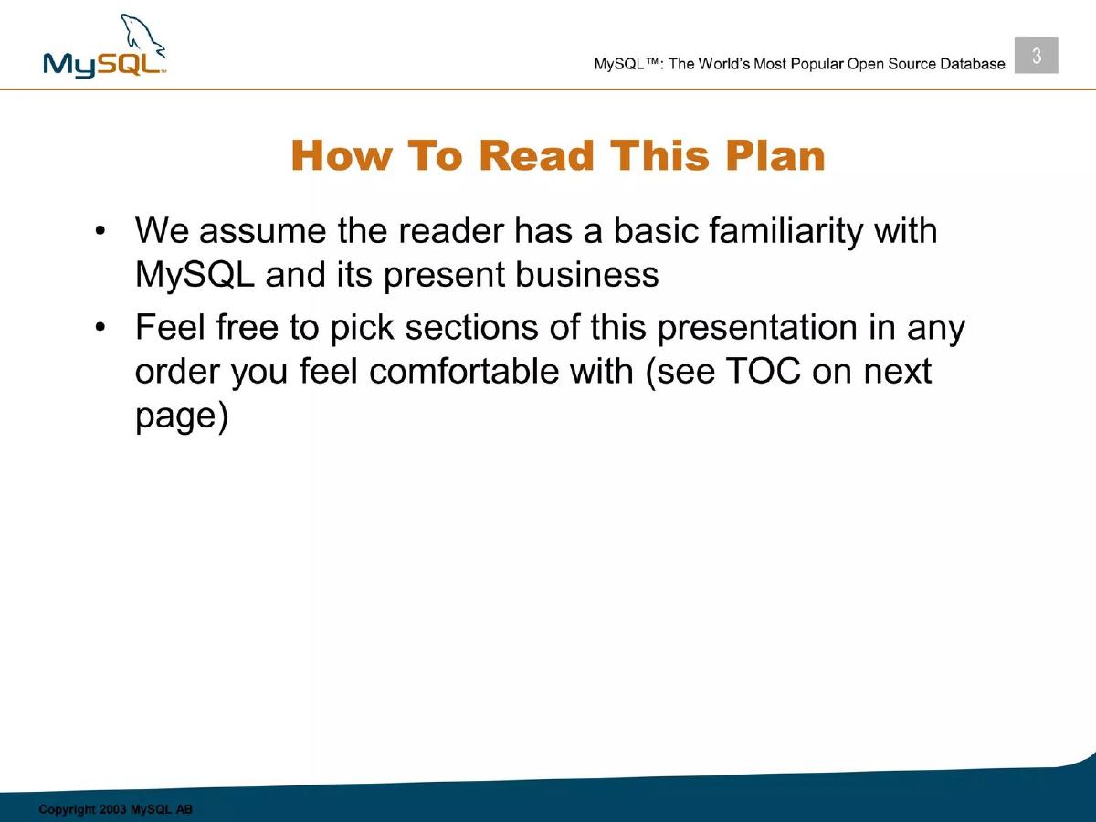 MySQL pitch deck slide 3