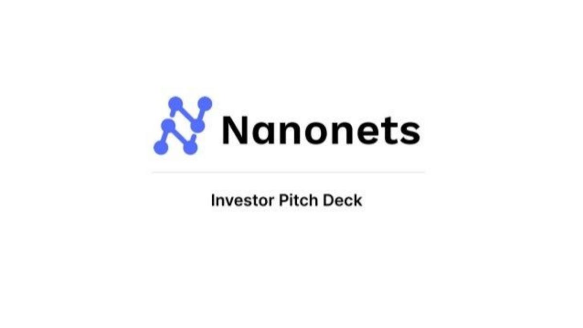 Nanonets pitch deck slide 1 of 17