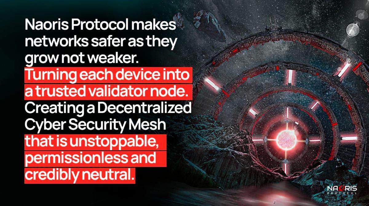 Naoris Protocol pitch deck slide 4 of 30