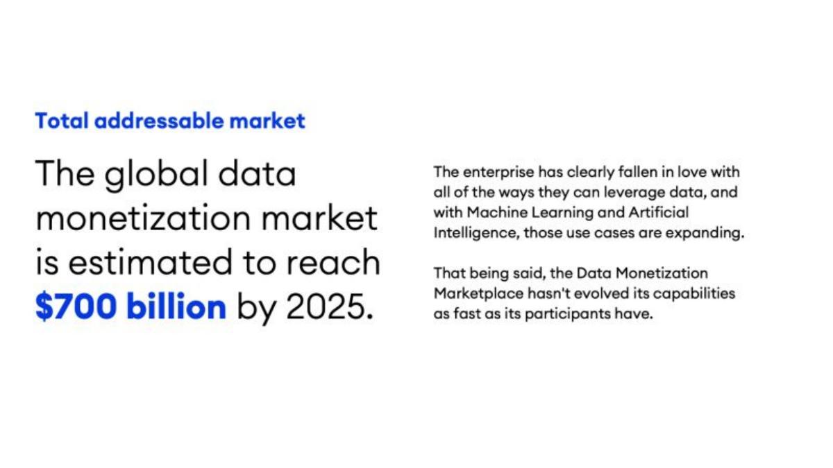 Narrative pitch deck slide 1 of 12