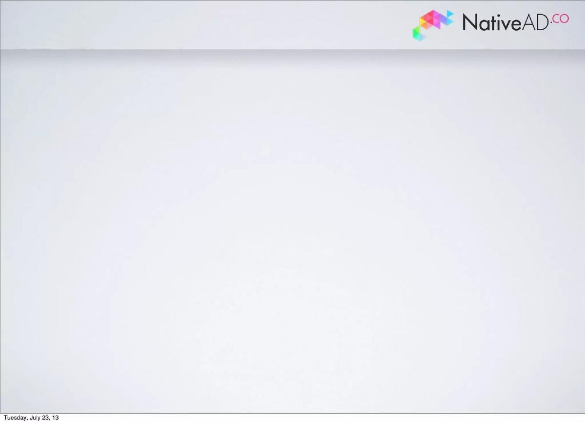 NativeAD pitch deck slide 6 of 21