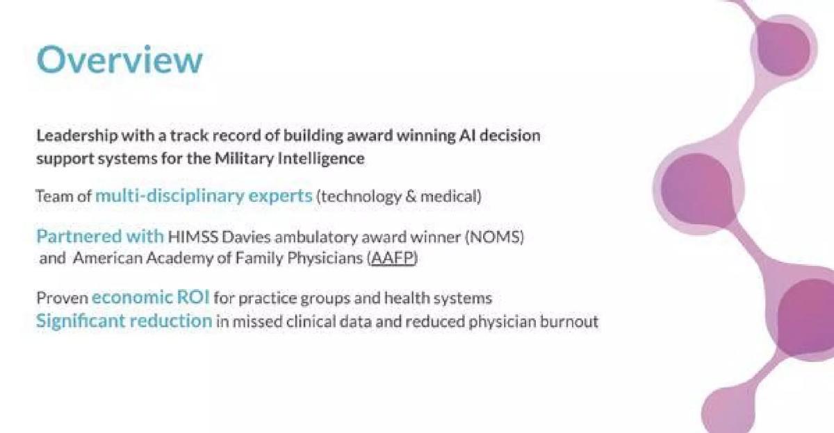 Navina pitch deck slide 3 of 10