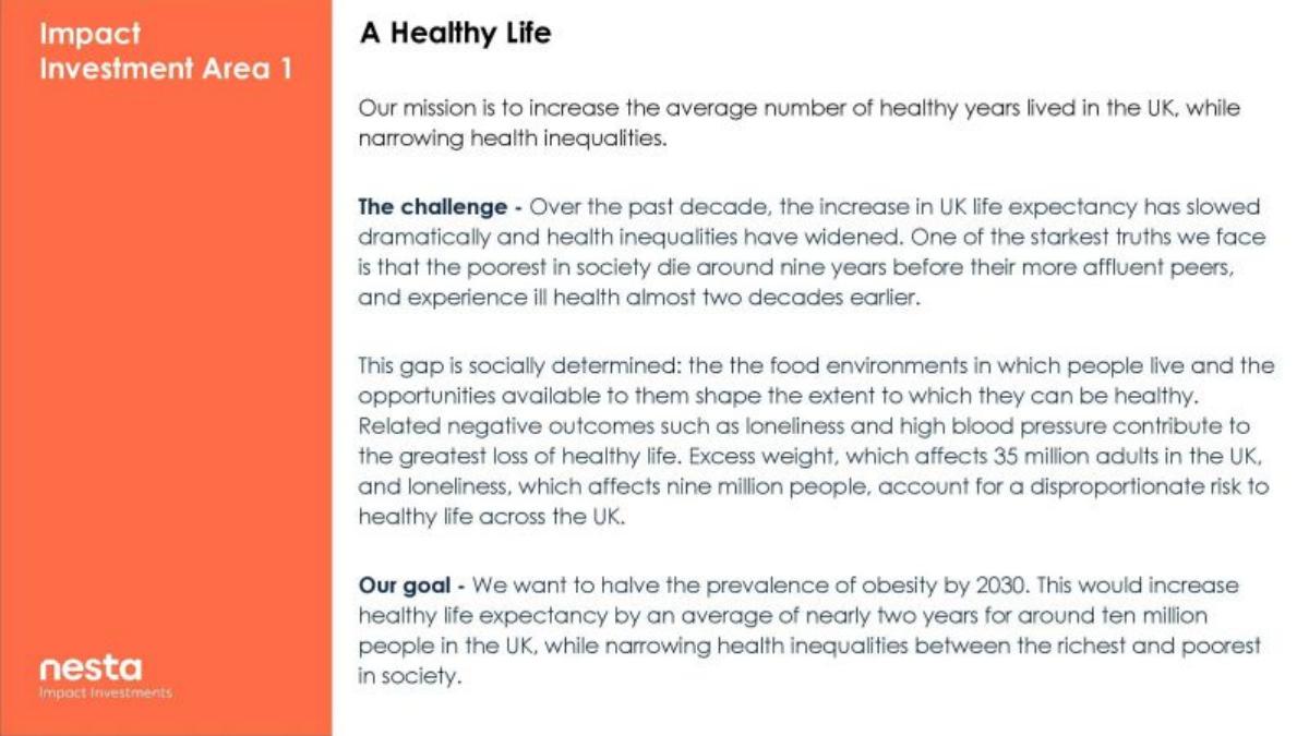 Nesta pitch deck slide 5 of 14