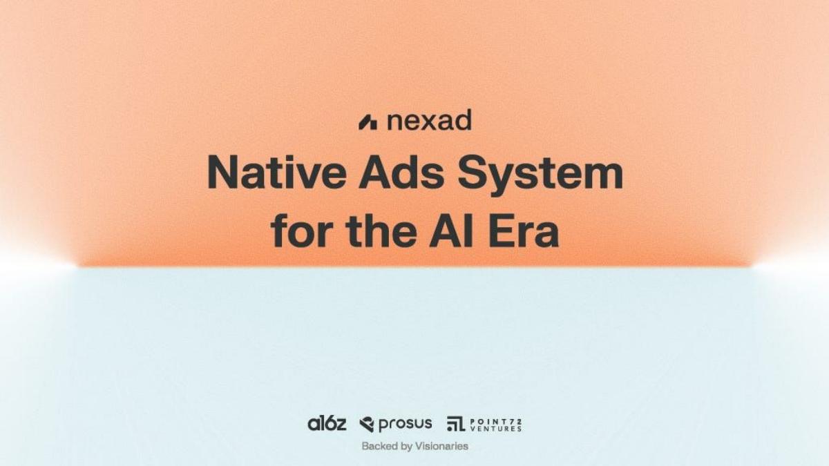 Nexad pitch deck slide 1 of 10