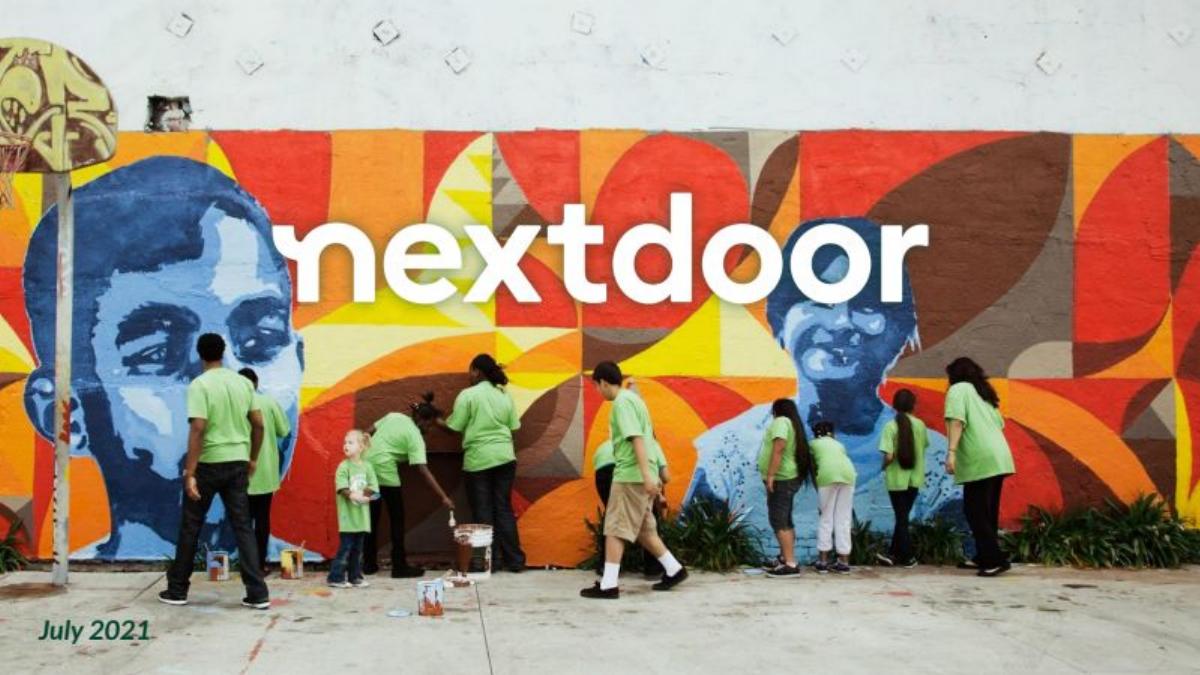 Nextdoor pitch deck slide 1 of 43
