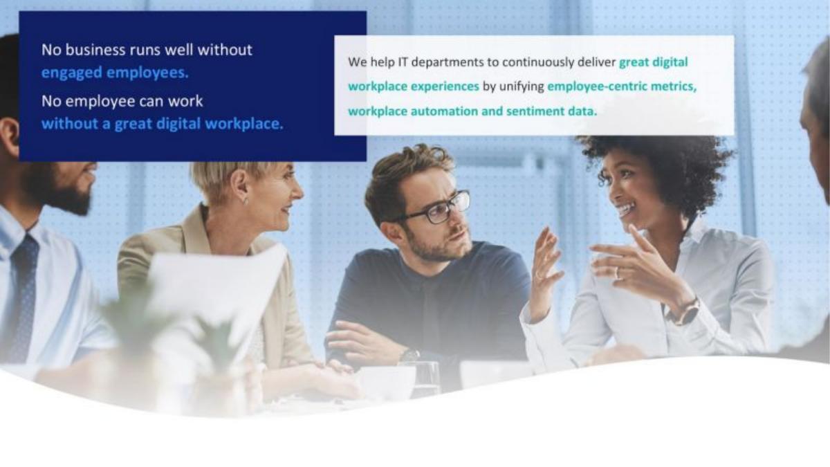 Nexthink pitch deck slide 2 of 20