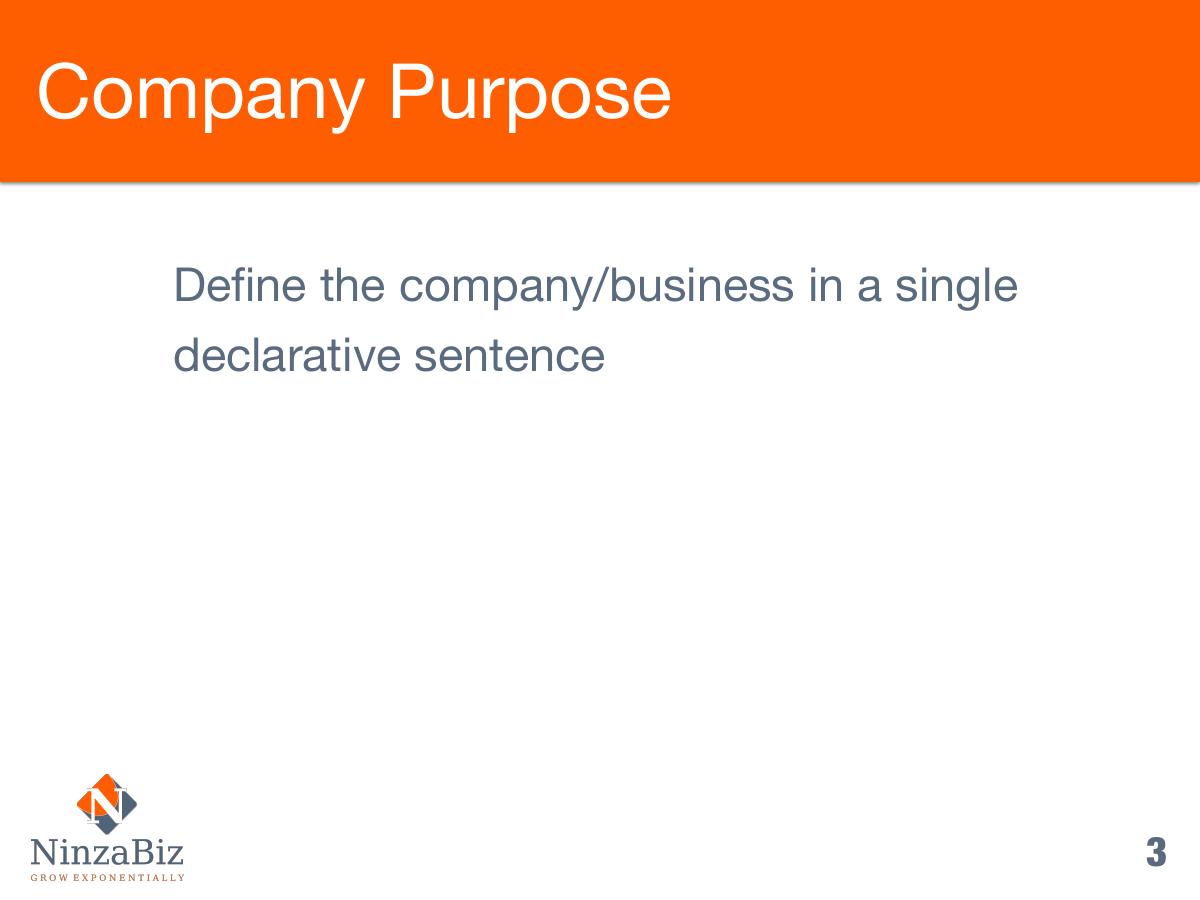 NinzaBiz pitch deck slide 3 of 12