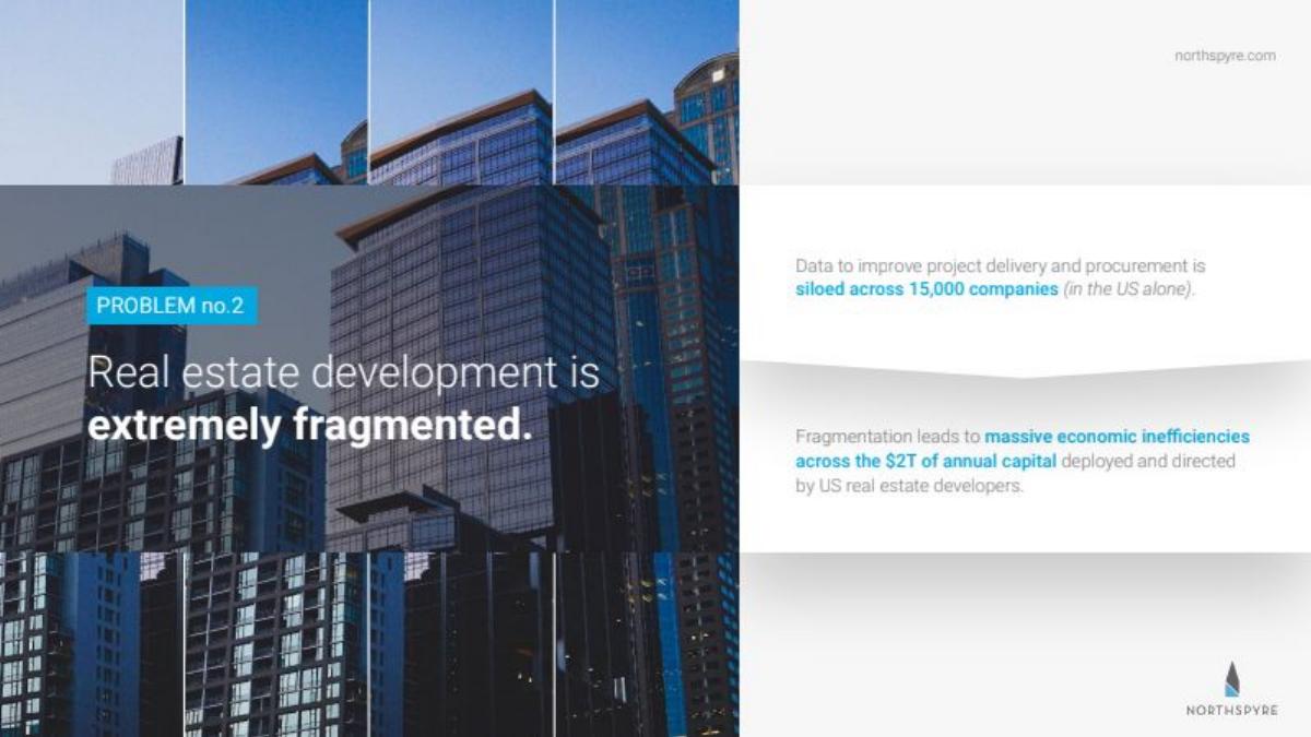 Northspyre pitch deck slide 3 of 14