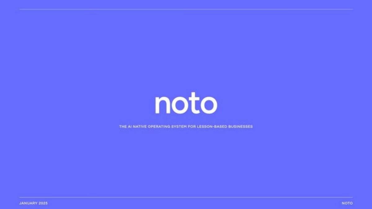 Noto pitch deck slide 1 of 44