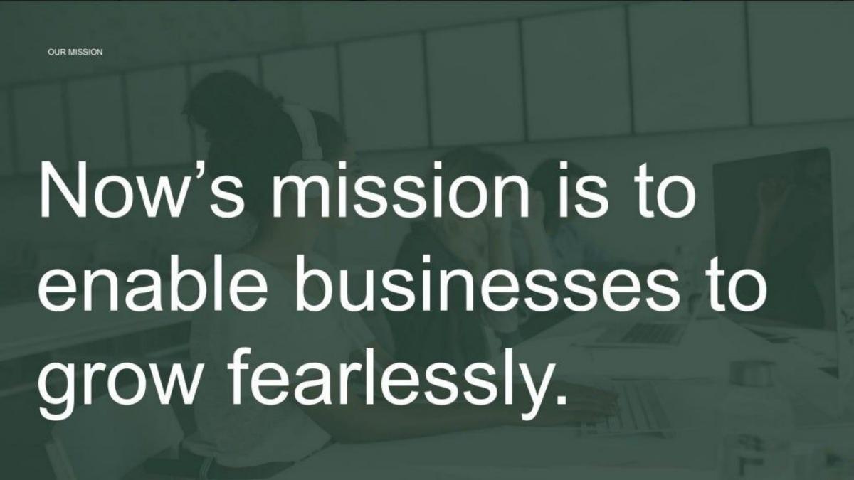 Now (NowAccount) pitch deck slide 2 of 7