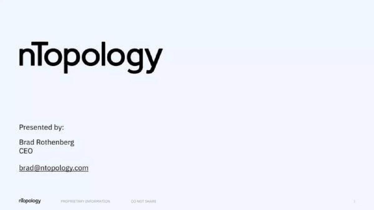 nTopology pitch deck slide 1 of 27
