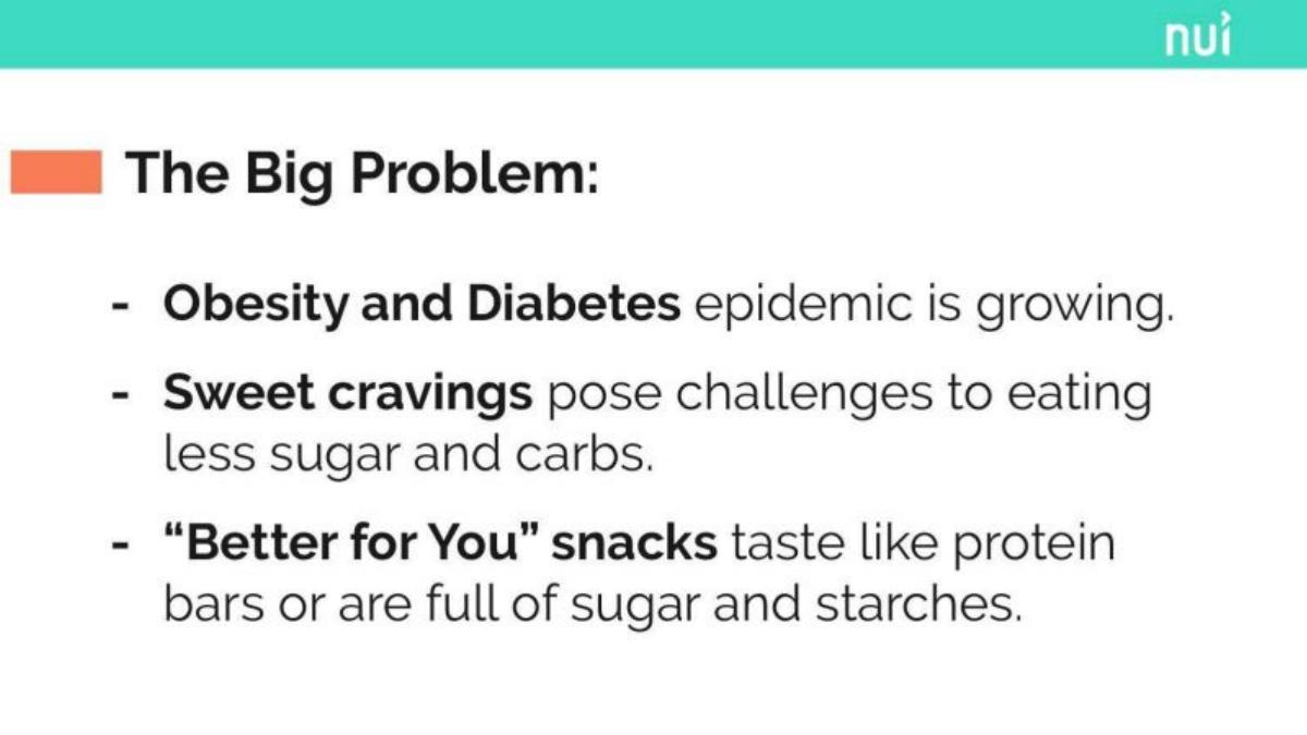 Nui Cookies pitch deck slide 2 of 10