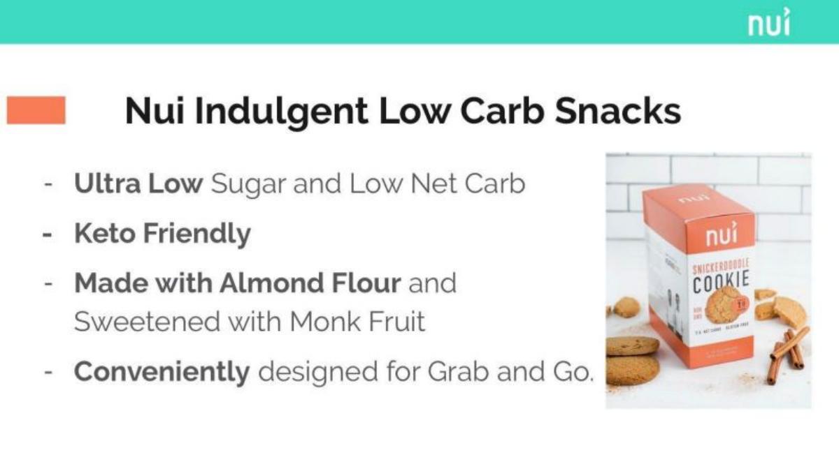 Nui Cookies pitch deck slide 4 of 10