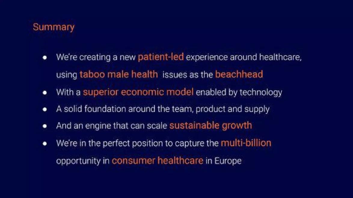 Numan pitch deck Beachhead market on the market slide slide 11