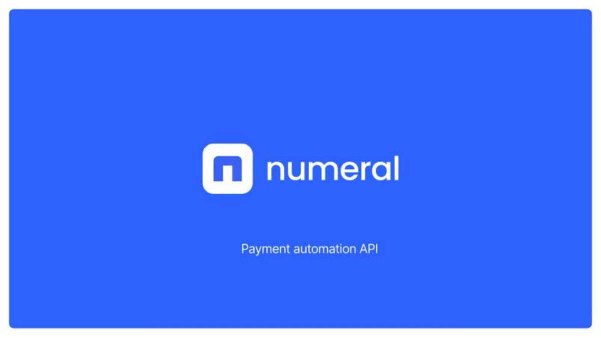 Numeral pitch deck slide 1 of 16