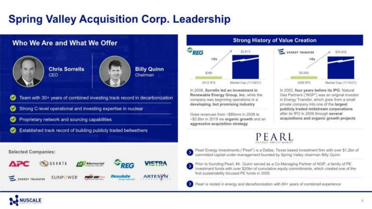 NuScale pitch deck slide 5 of 45