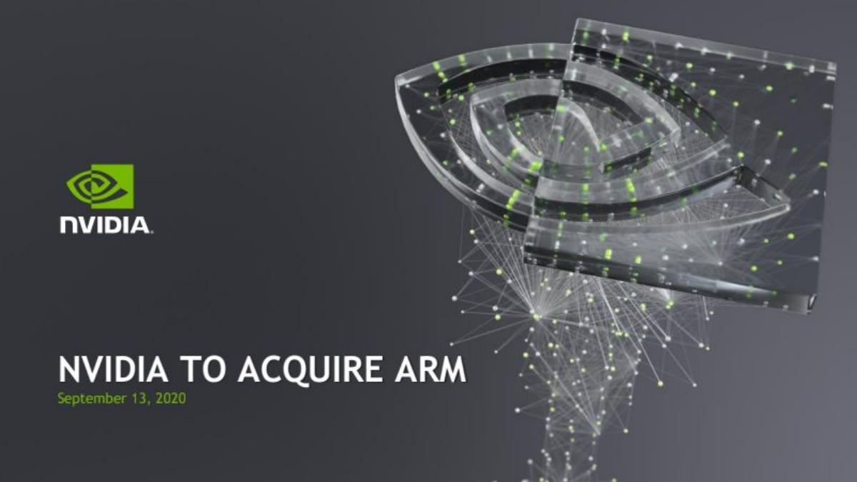 Nvidia × Arm pitch deck slide 1 of 15