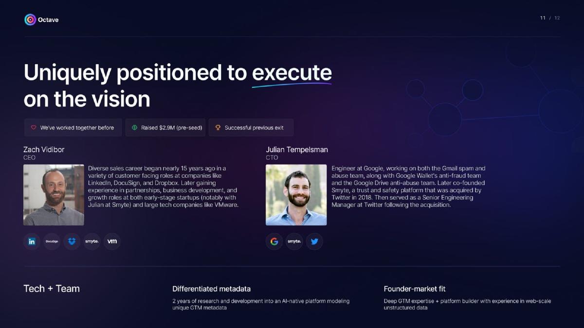 Octave pitch deck slide 11 of 12