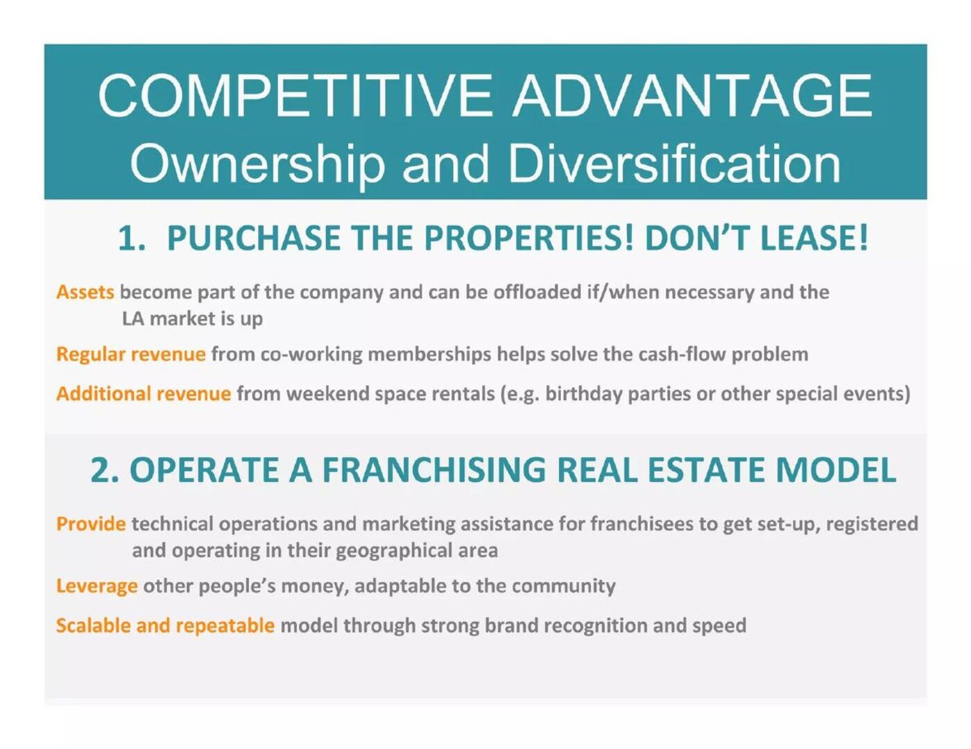 OfficeSitters pitch deck Franchise model slide 10