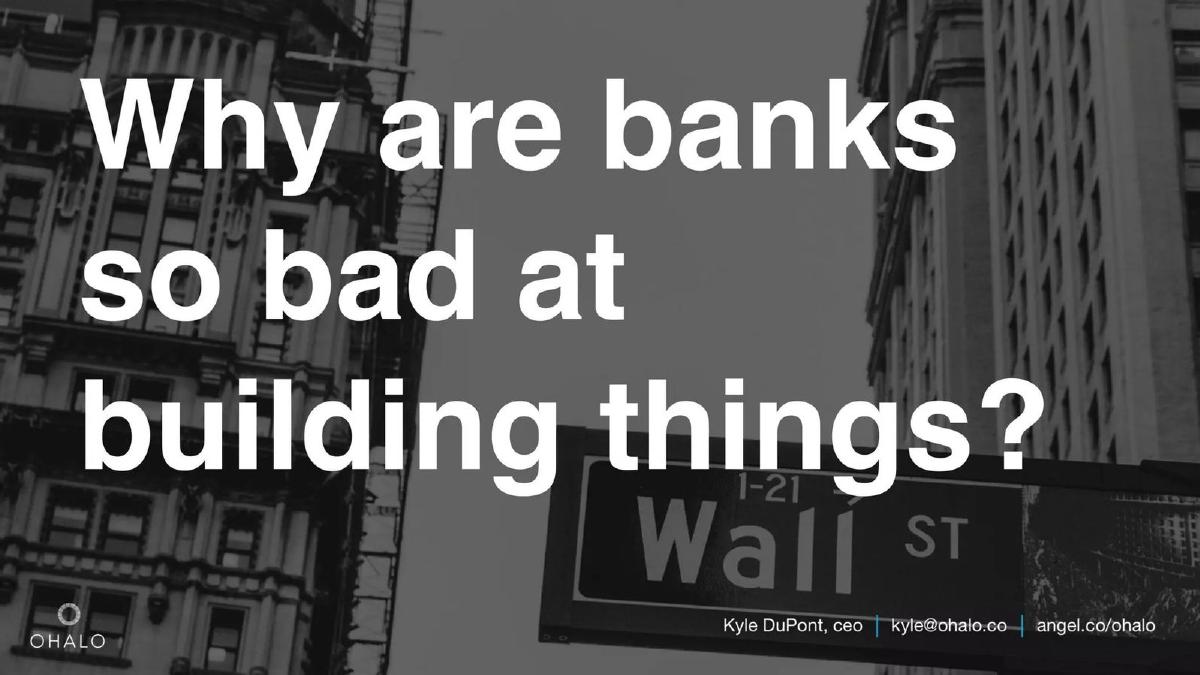 Ohalo pitch deck slide 2 of 9
