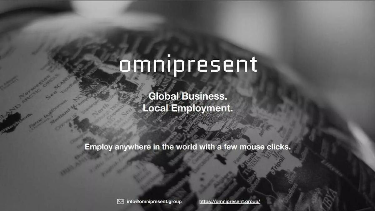 Omnipresent pitch deck slide 1 of 8