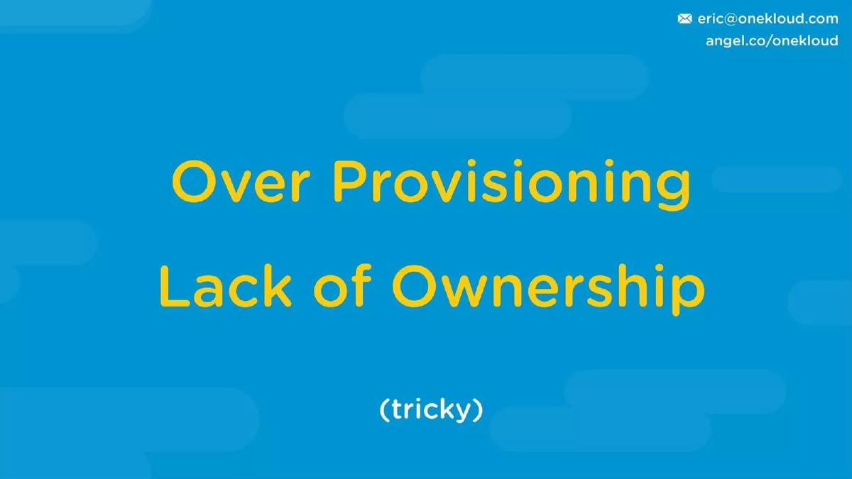OneKloud pitch deck slide 5 of 9