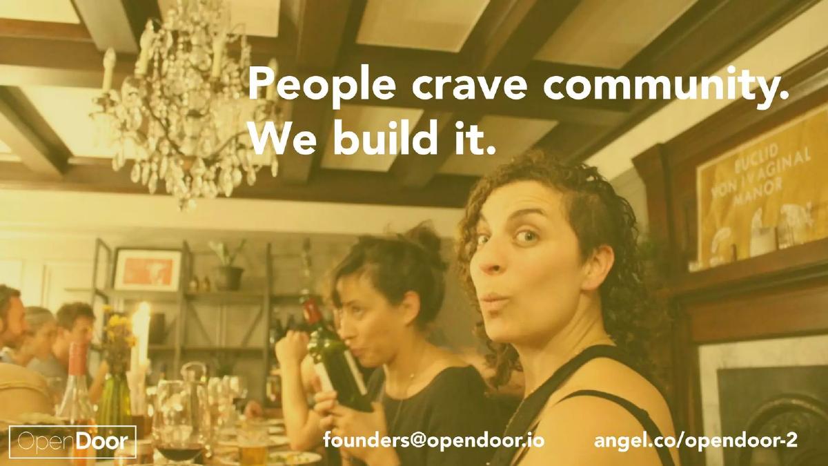 OpenDoor Coliving pitch deck slide 6 of 11