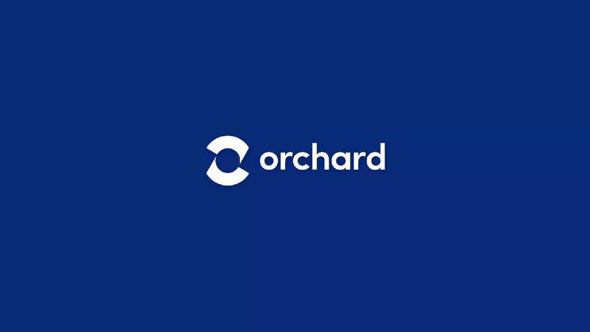 Orchard pitch deck slide 1 of 12
