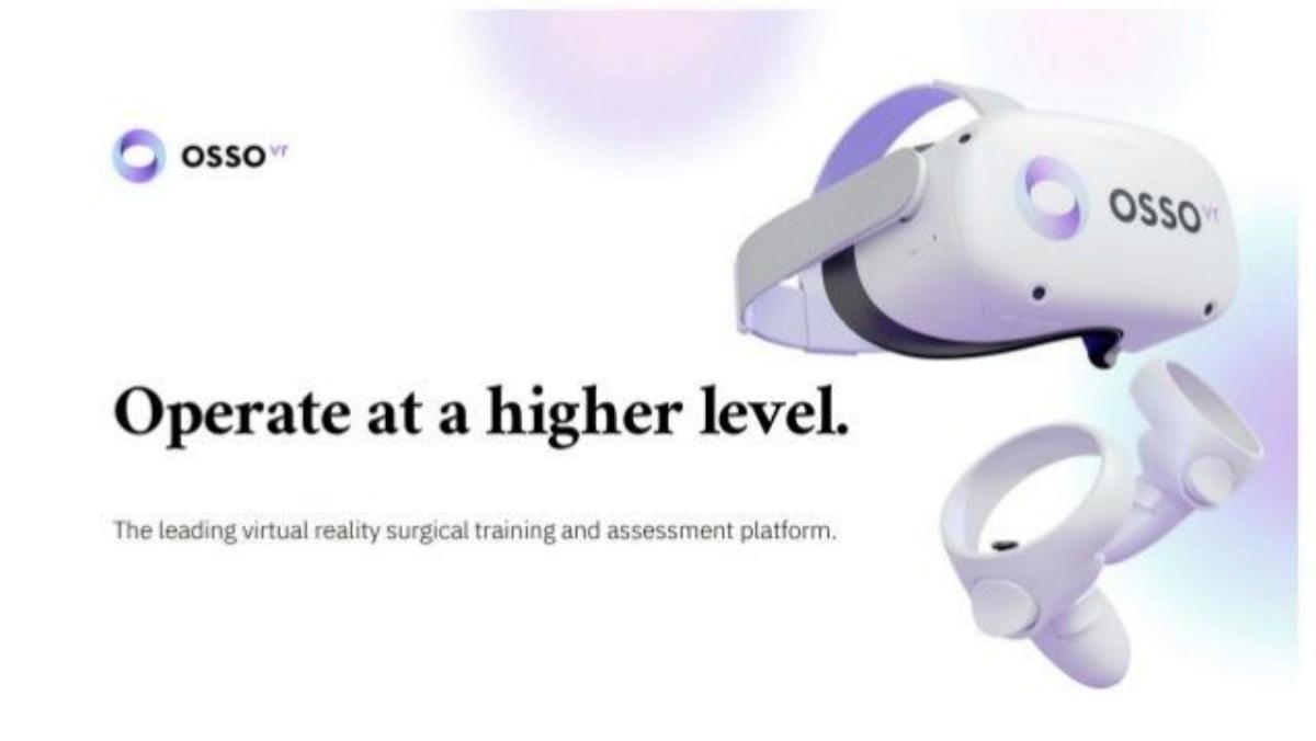 Osso VR pitch deck slide 1 of 13