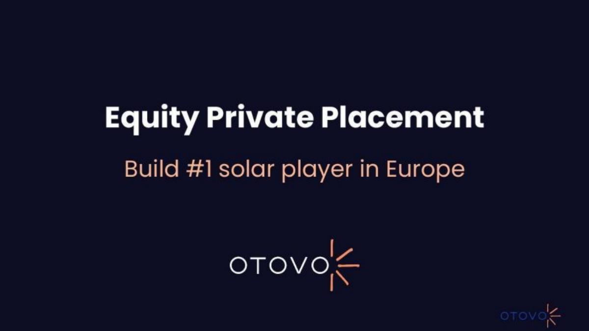 Otovo pitch deck slide 1 of 17