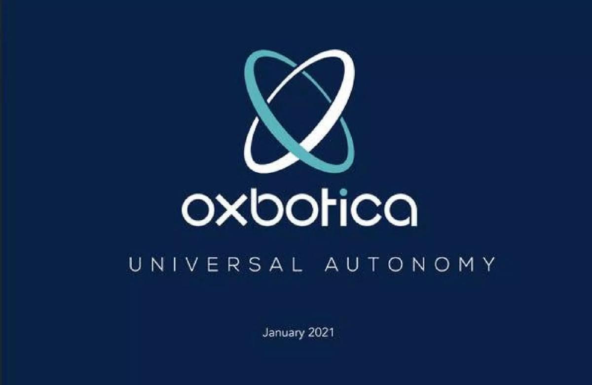 Oxbotica pitch deck slide 1 of 9