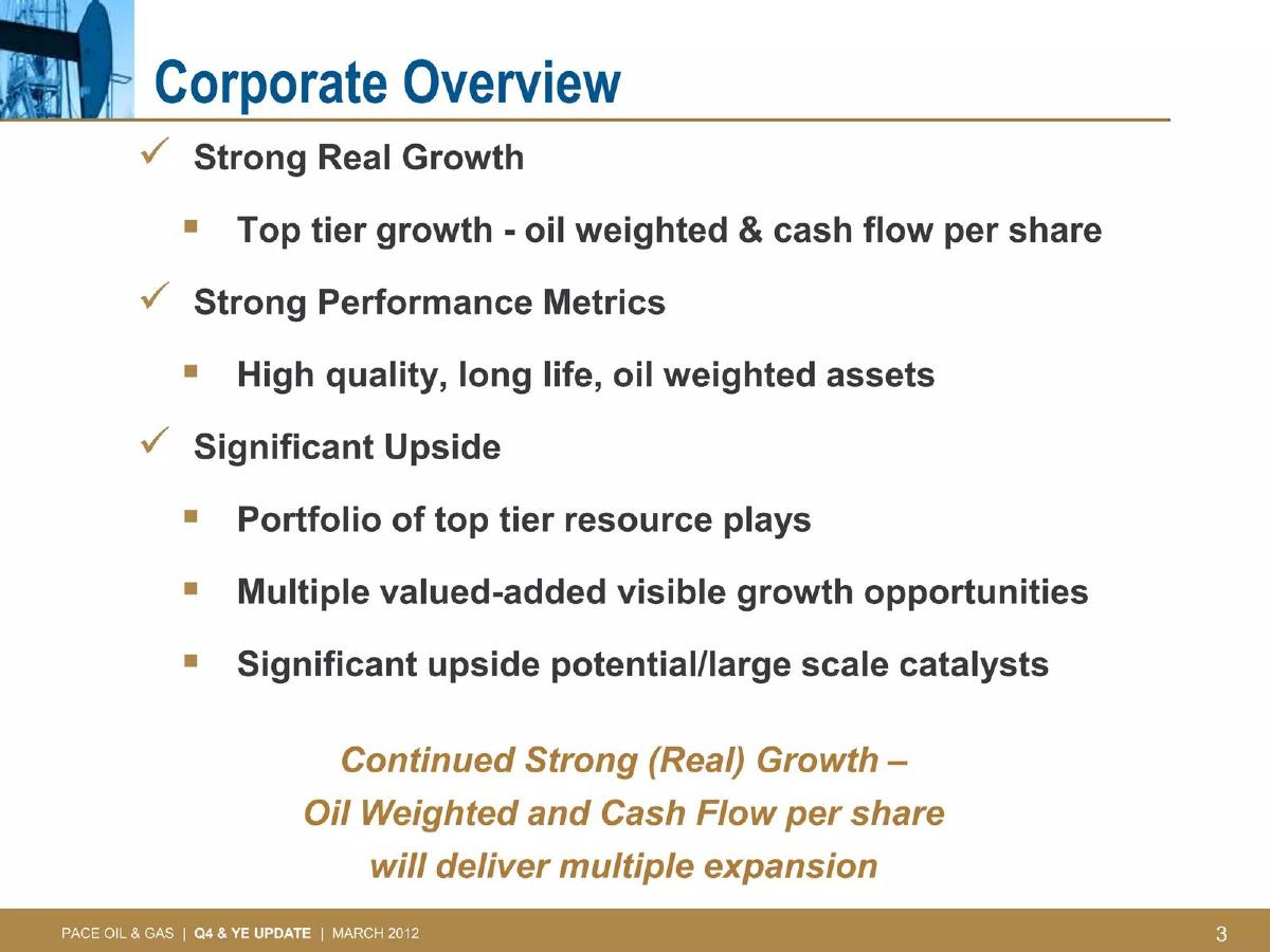 Pace Oil and Gas pitch deck slide 3 of 28