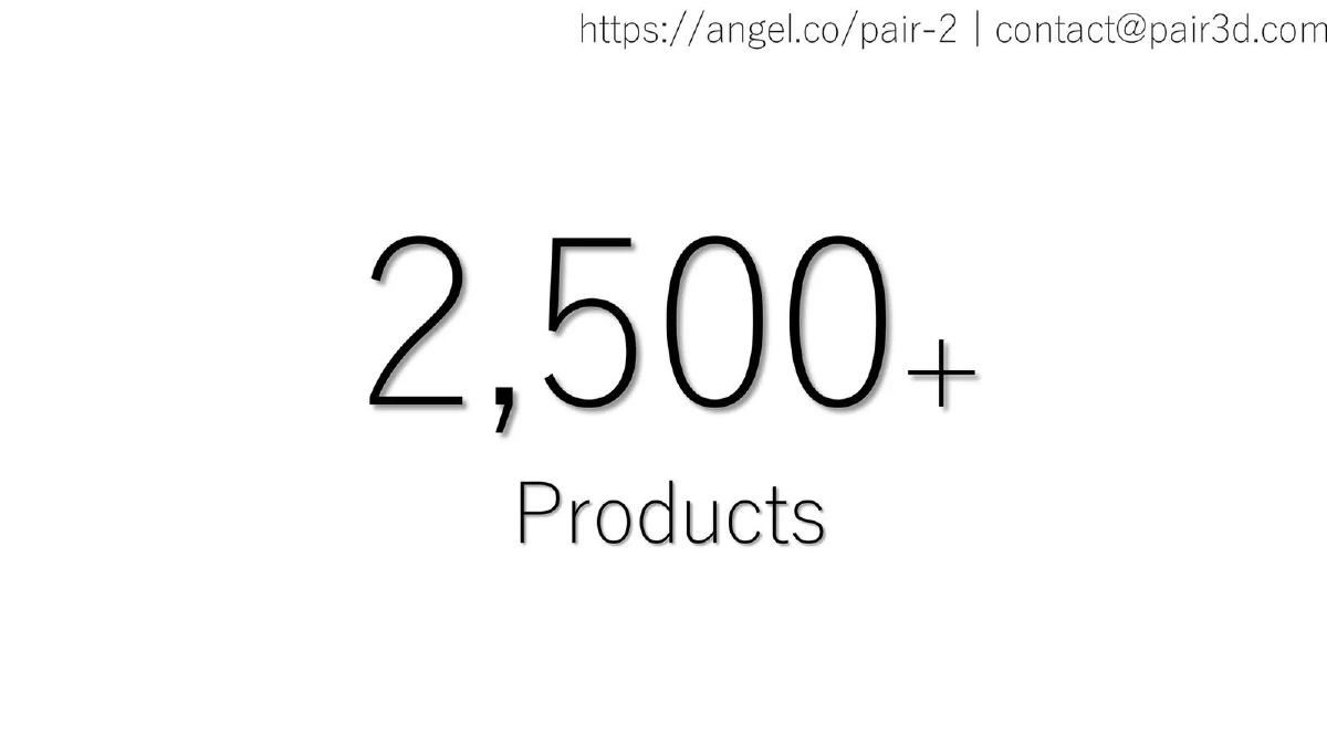 Pair (formerly Pair3D) pitch deck slide 4 of 12