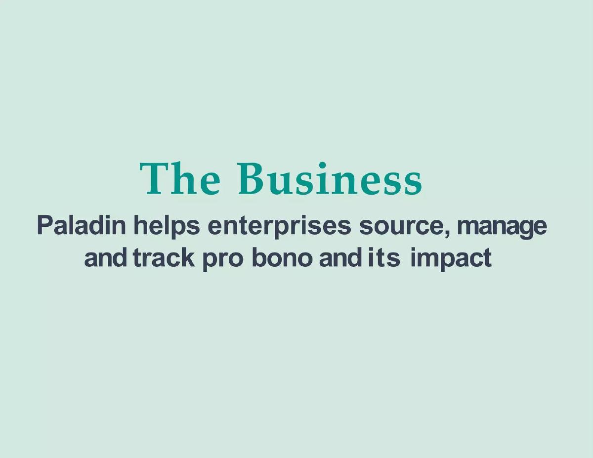 Paladin pitch deck slide 5 of 14
