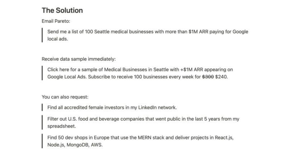 Pareto pitch deck slide 3 of 12