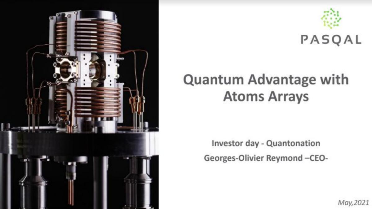 Pasqal pitch deck slide 1 of 20