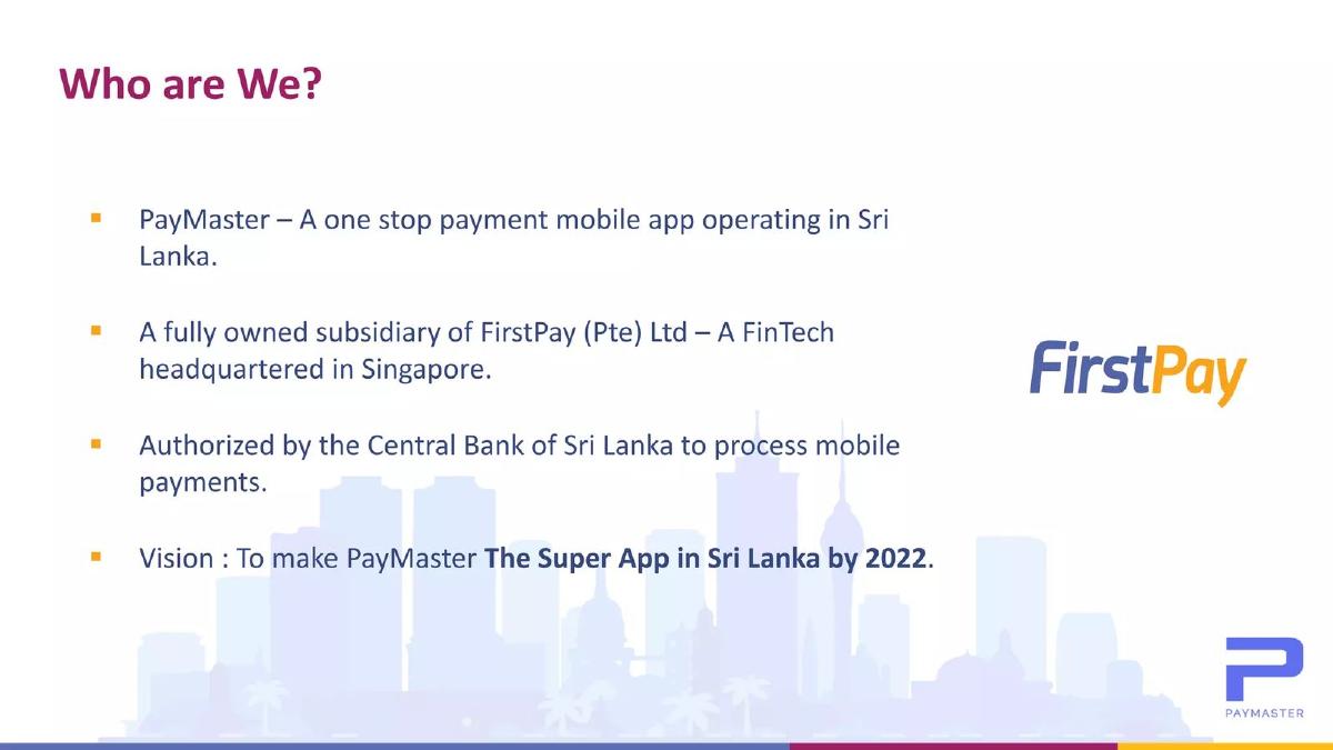PayMaster Plus pitch deck slide 2 of 22