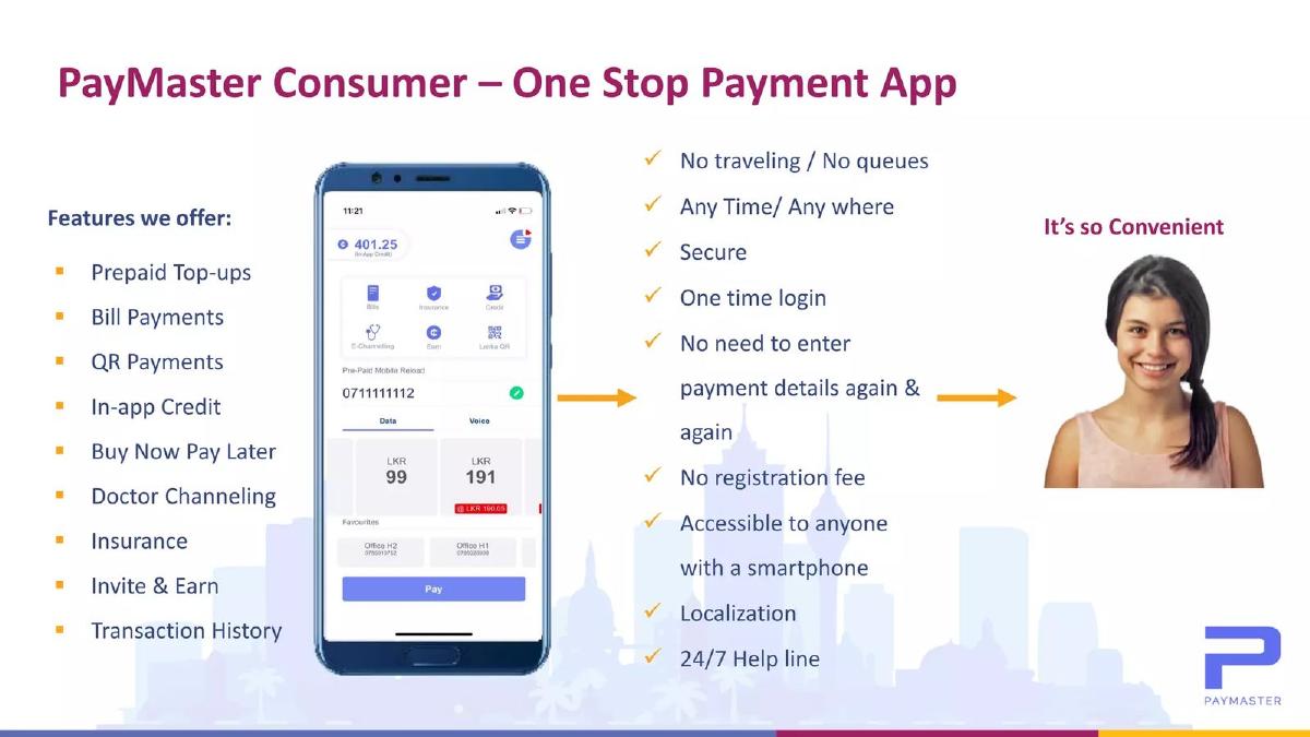 PayMaster Plus pitch deck slide 5 of 22