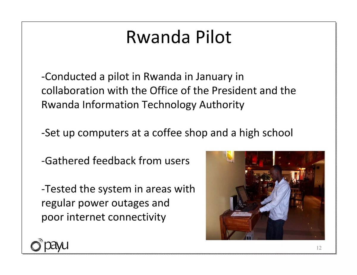 PayU pitch deck pilot slide 12