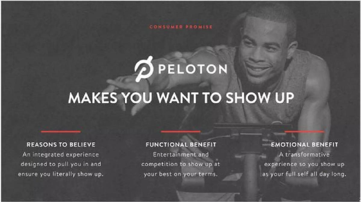 Peloton pitch deck slide 4 of 23
