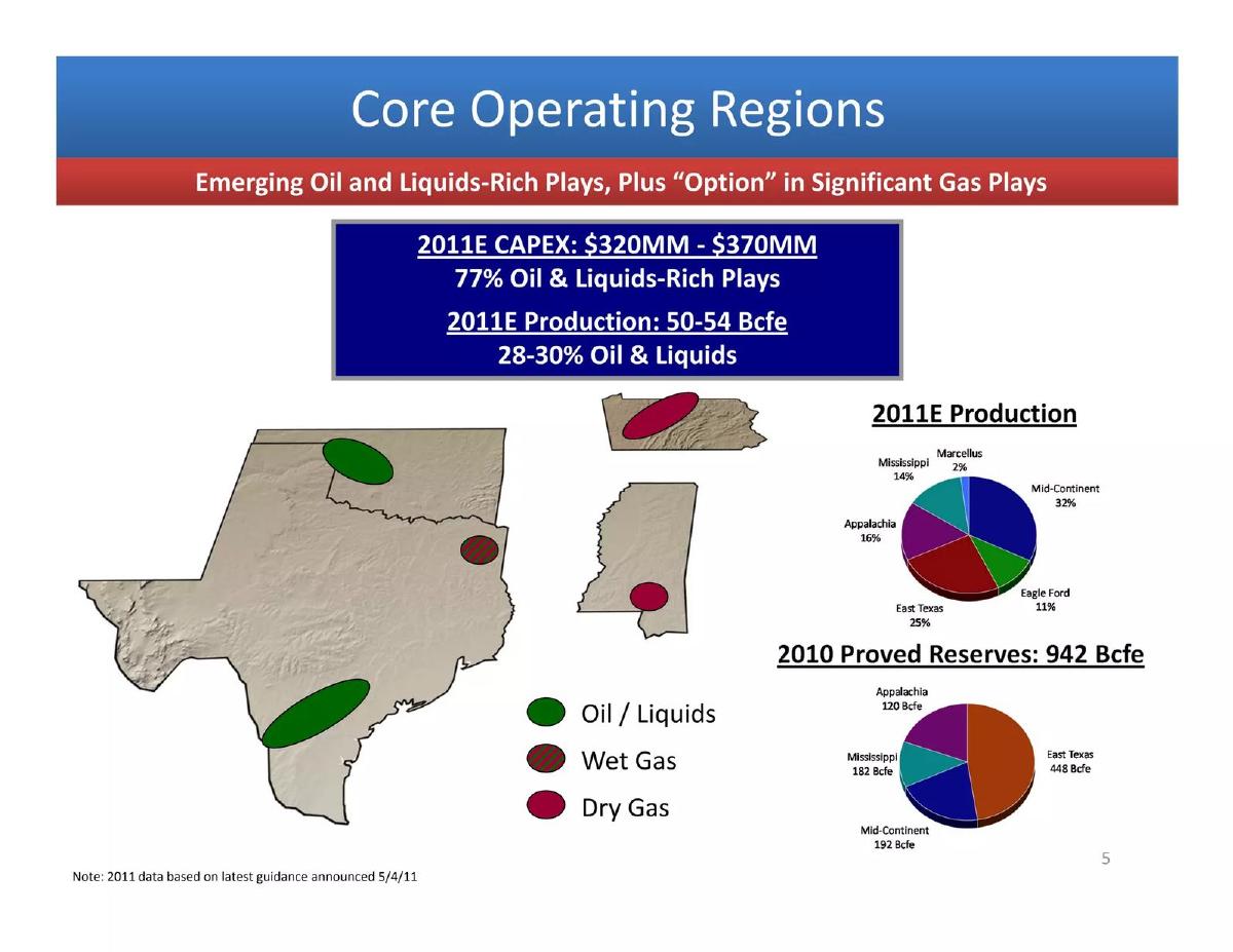 Penn Virginia Corporation pitch deck slide 5 of 26