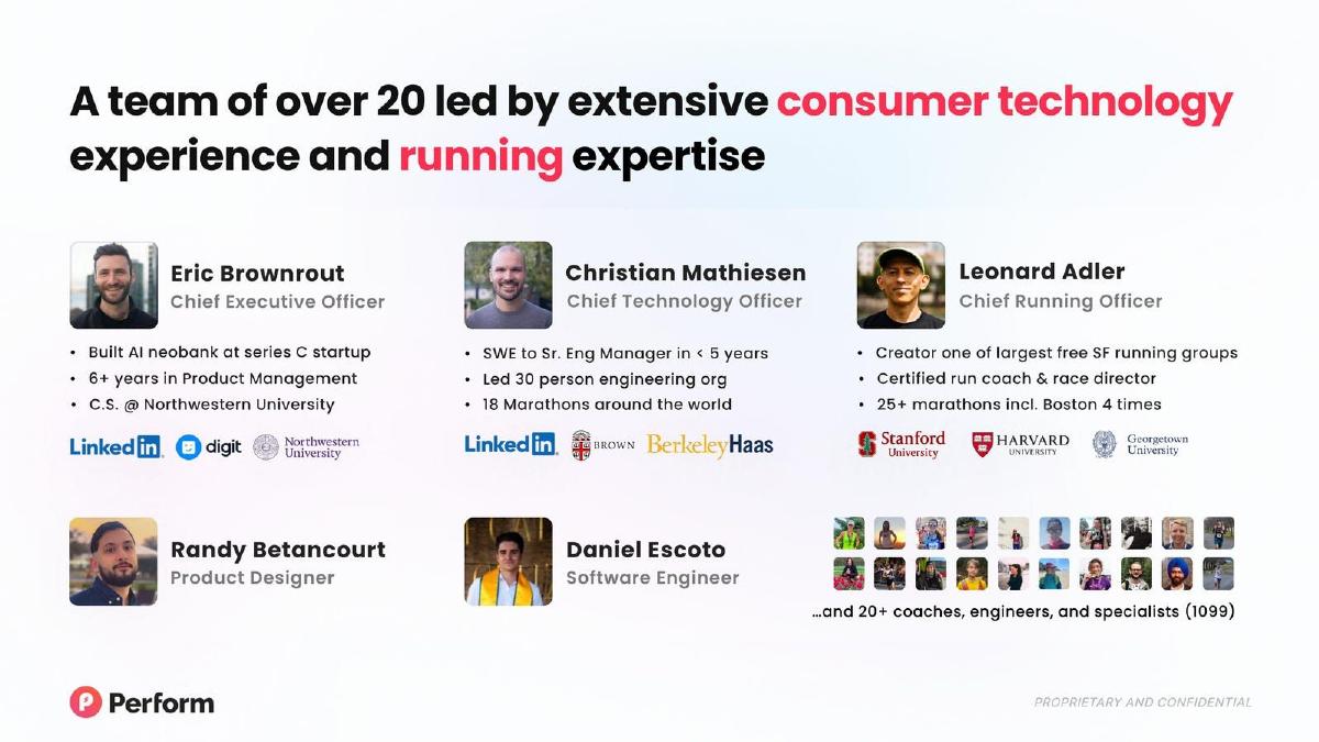 Perform pitch deck slide 2 of 9