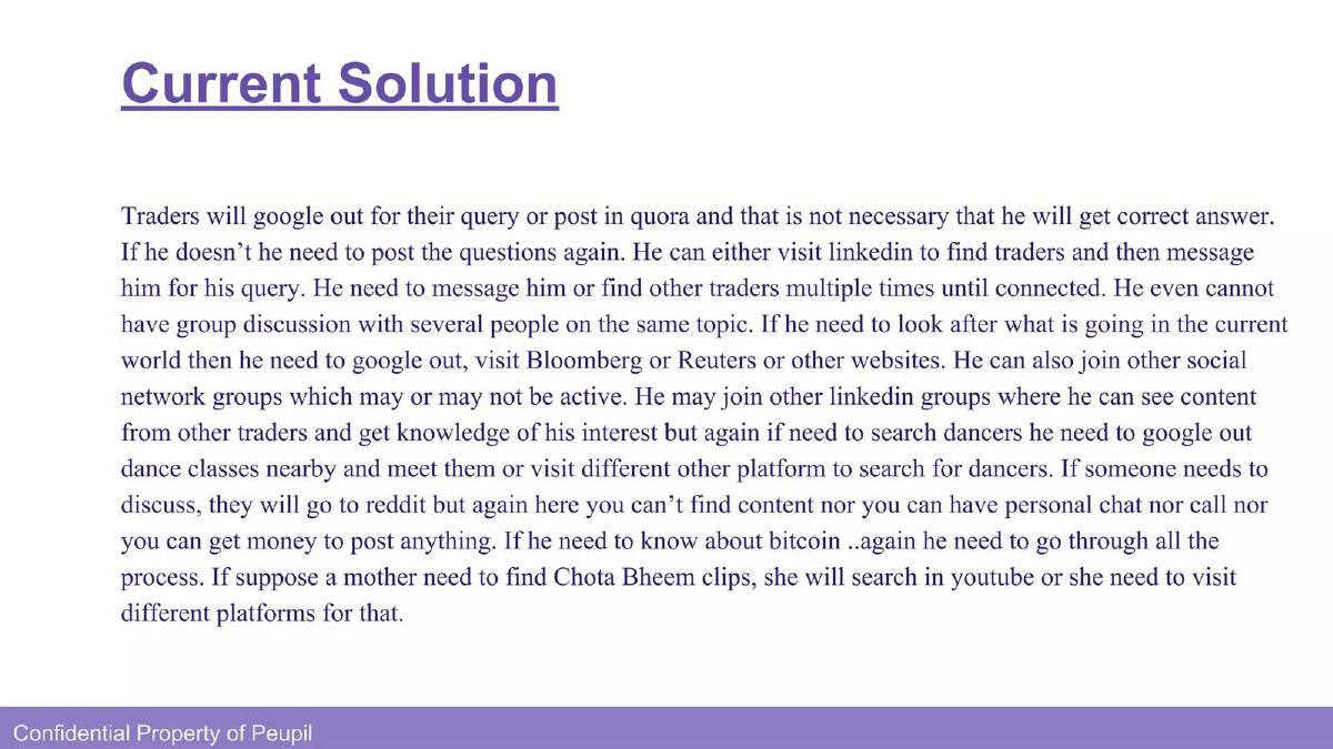 Peupil pitch deck slide 5 of 16