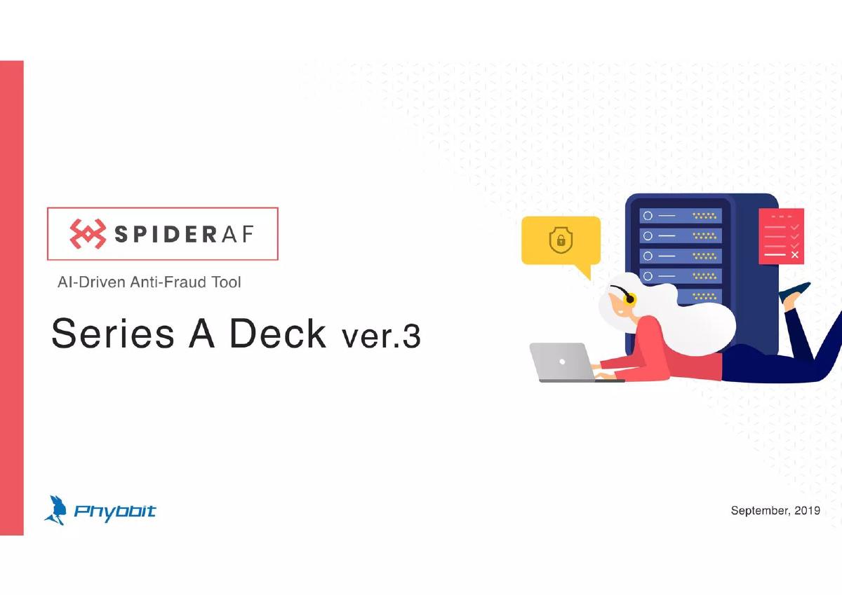Phybbit (SpiderAF) pitch deck slide 1 of 23