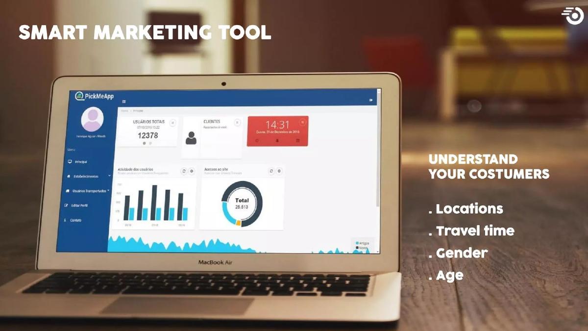 PickMeApp pitch deck slide 5 of 14