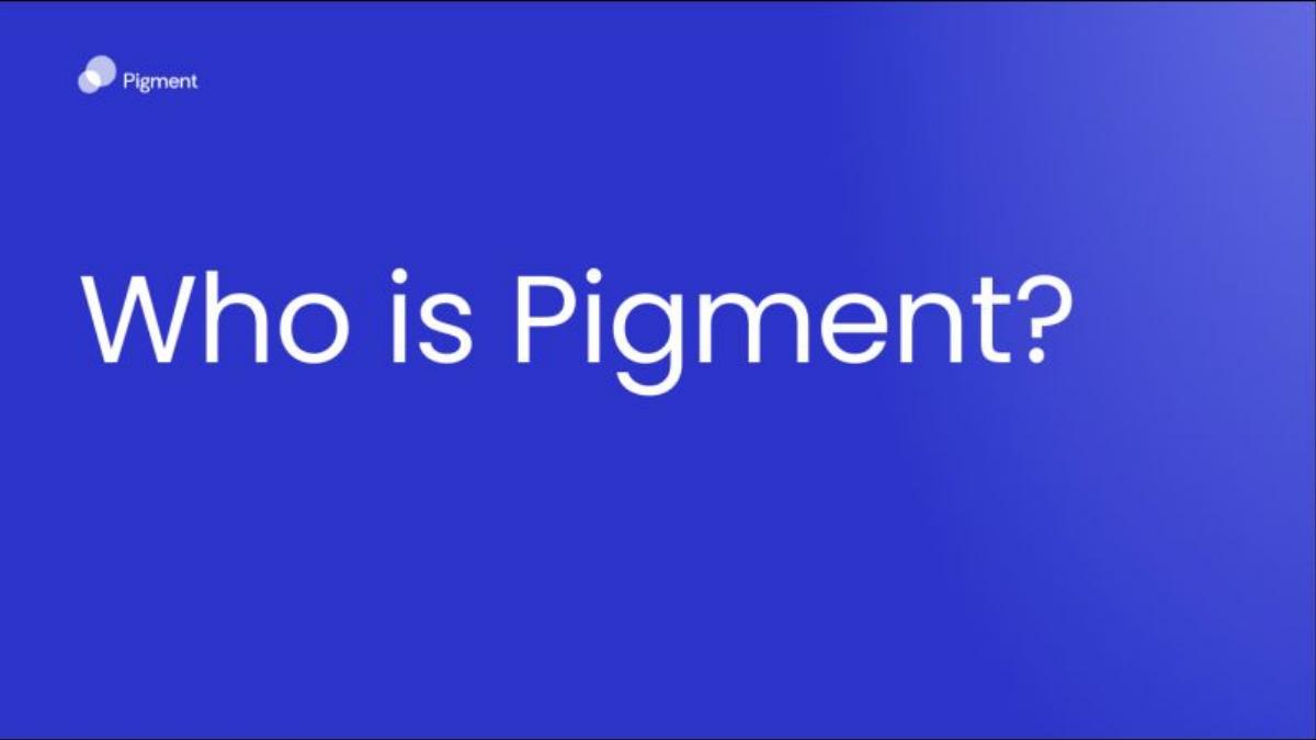 Pigment pitch deck slide 6 of 17
