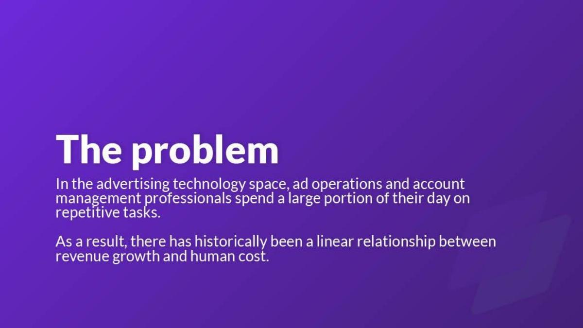 PilotDesk pitch deck slide 2 of 14