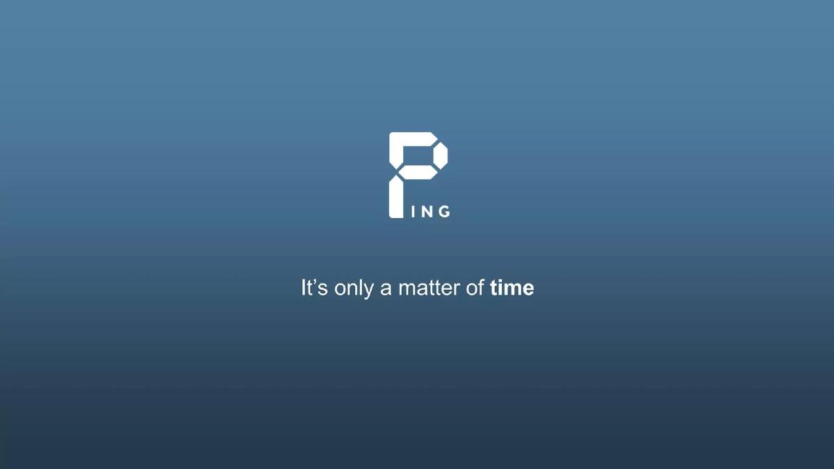 Ping pitch deck slide 1 of 15