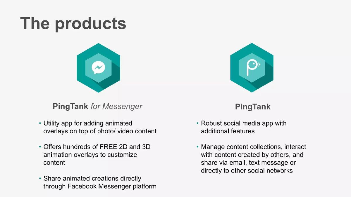 PingTank pitch deck slide 5 of 16